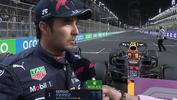 Checo Pérez logra en Arabia Saudita su primera pole position
