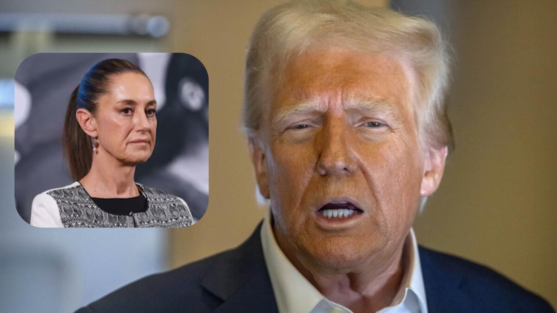 Trump afirma que ya le propuso a Sheinbaum una invasión militar a México
