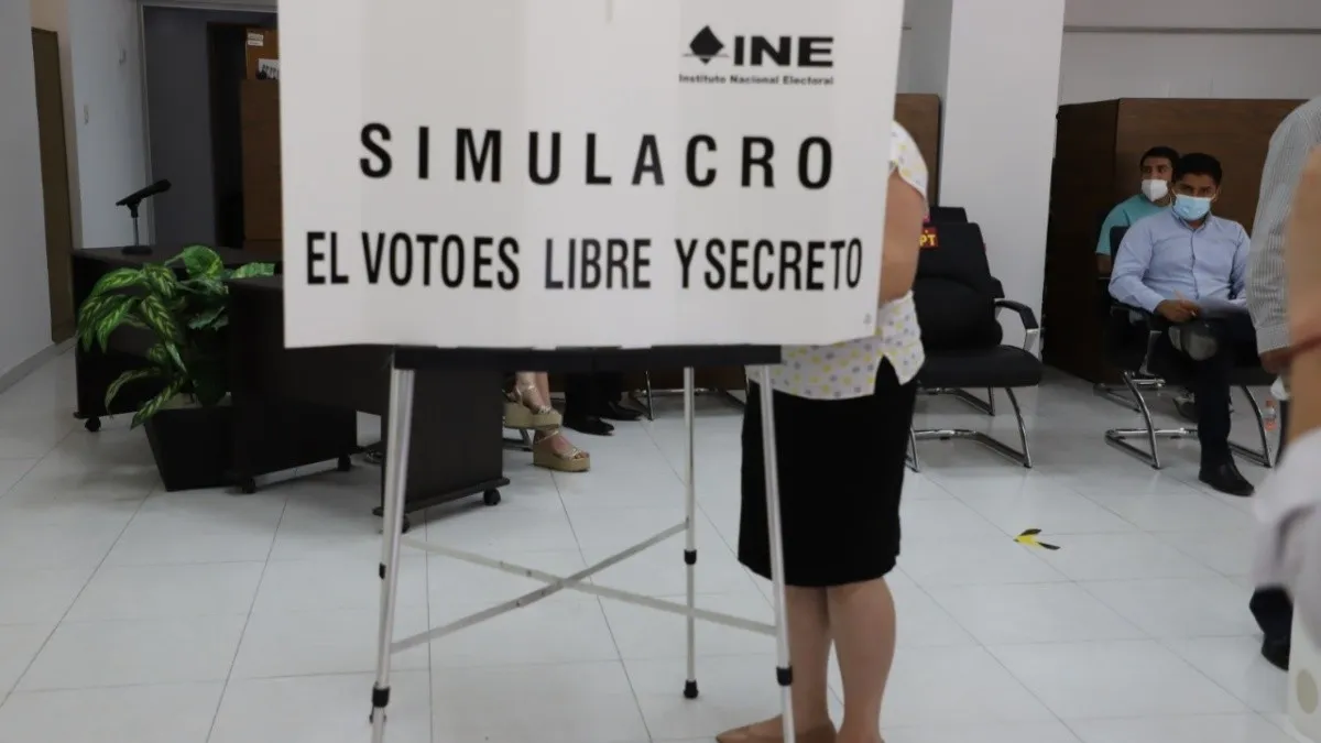 El Instituto Nacional Electoral ​realizó el segundo simulacro del Conteo Rápido 