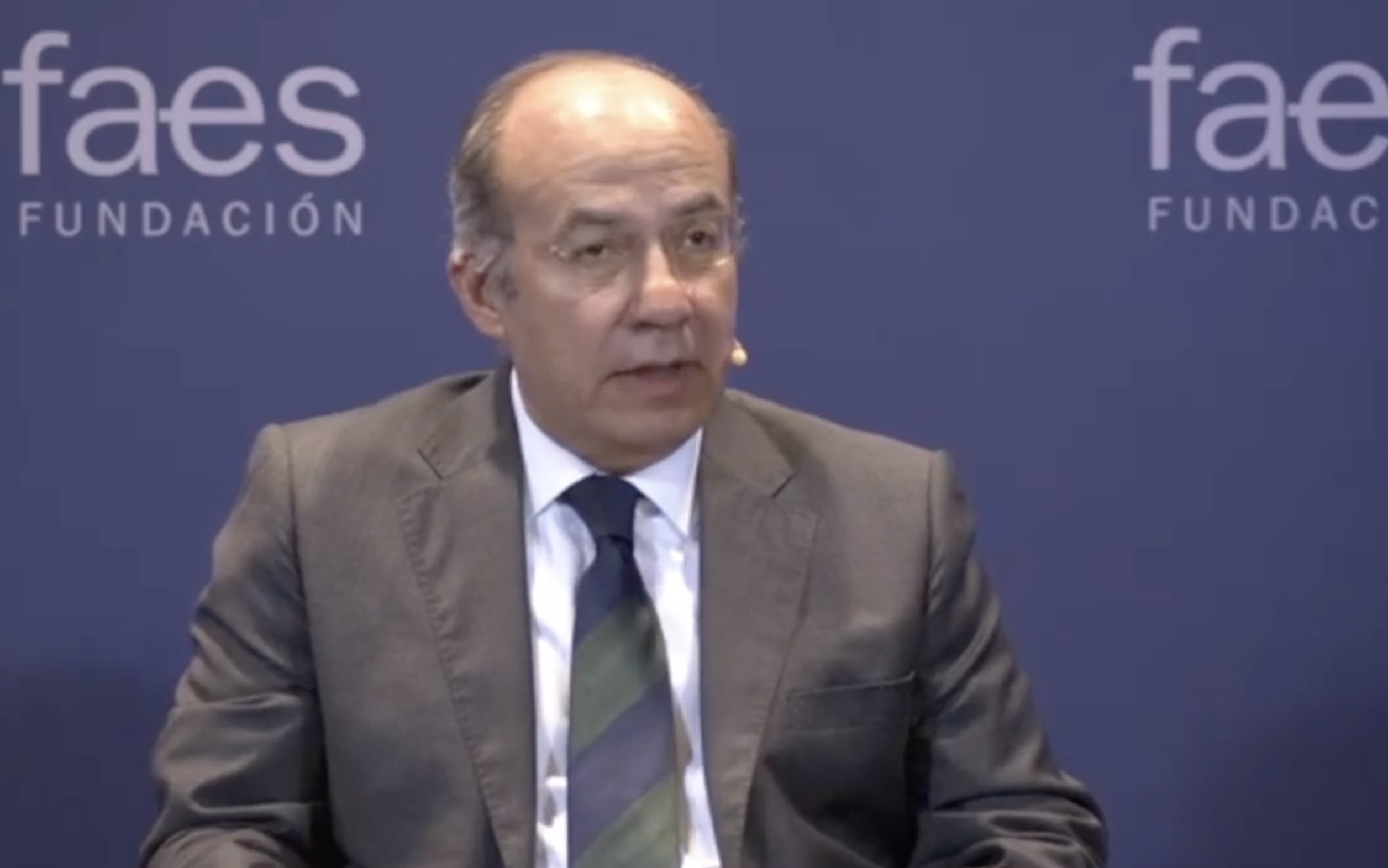 Calderón: el Estado mexicano está cayendo en manos del crimen organizado