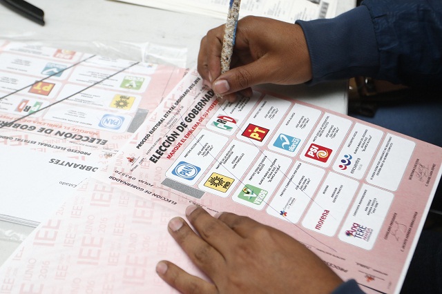 Encuentran 400 boletas marcadas a favor de Acción Nacional