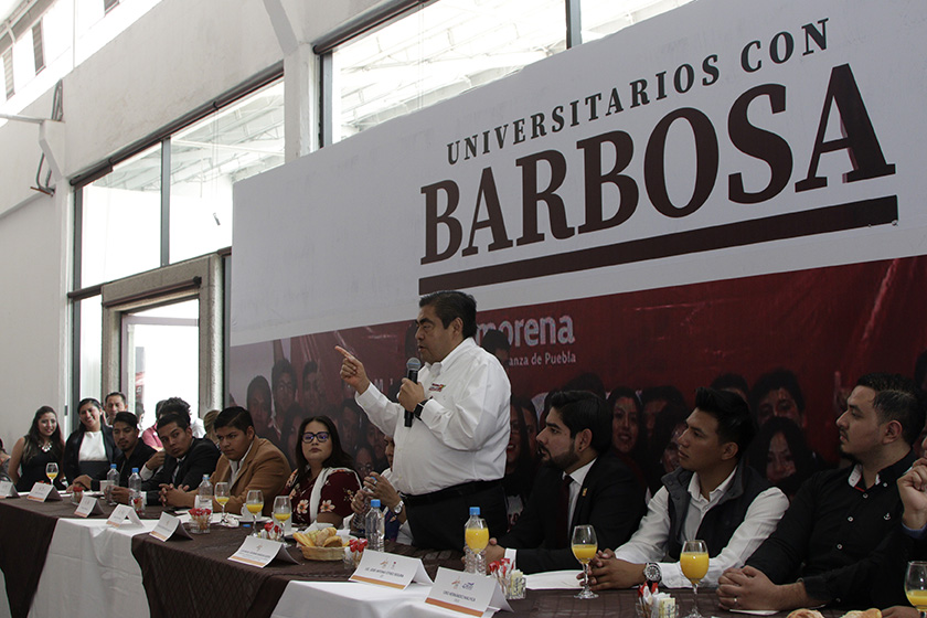 El 20% de mi gabinete estará integrado por jóvenes: Barbosa