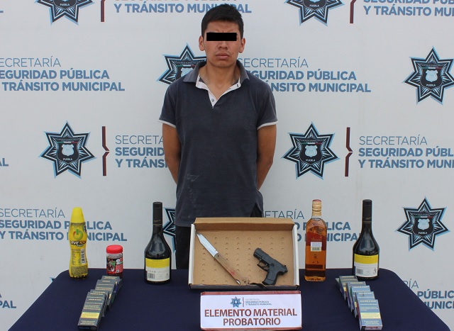 El Franelas asaltó 16 veces a tiendas Oxxo y ya lo detuvieron
