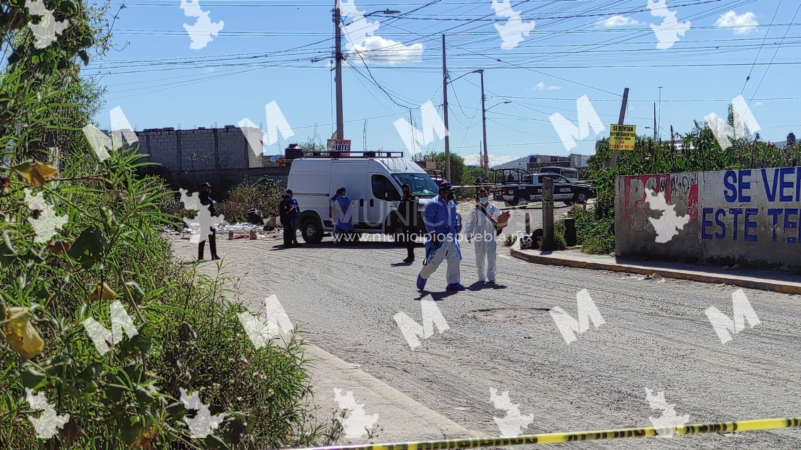 Dejan embolsado con mensaje en Santa Lucía, al sur de la capital poblana