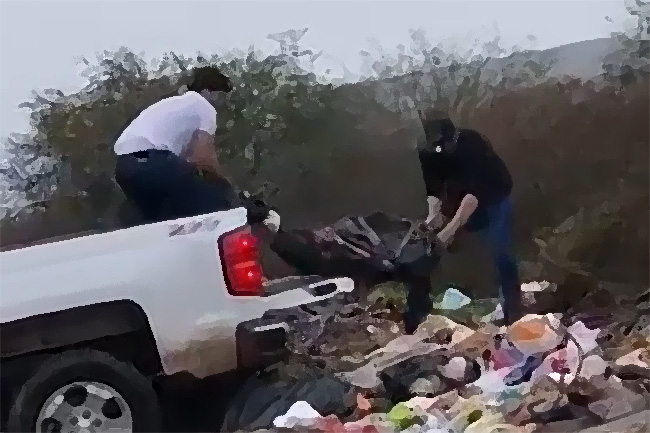 VIDEO Así tiran embolsados en Culiacán tras levantones