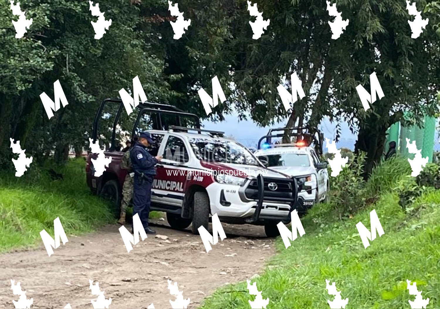 Localizan un cadáver embolsado con mensaje en Texmelucan