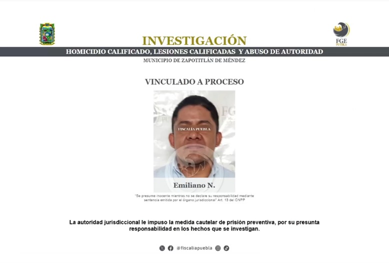 Vinculan a proceso a edil de Zapotitlán por asesinato de chofer