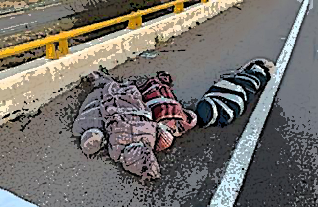 Avientan 15 encobijados en la carretera Zacatecas-Durango