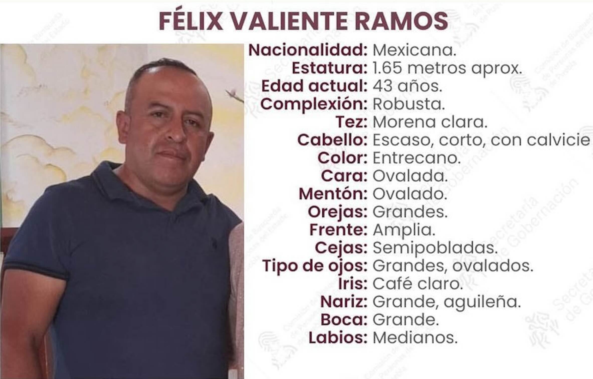 Encuentran cuerpo de Félix Valiente Ramos, estaba reportado como desaparecido