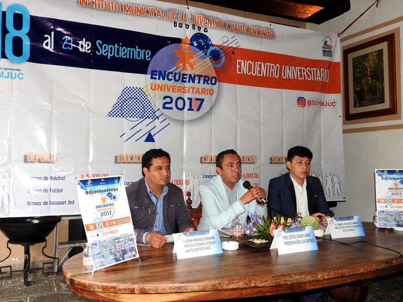 Convocan a participar en Encuentro Universitario de Cuautlancingo