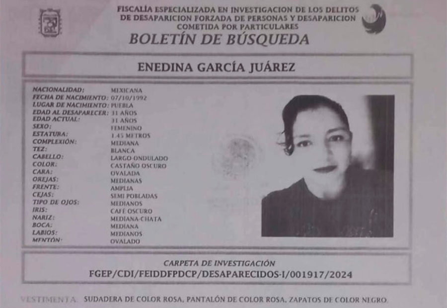 Enedina N., es la mujer encontrada si vida en Chapulco