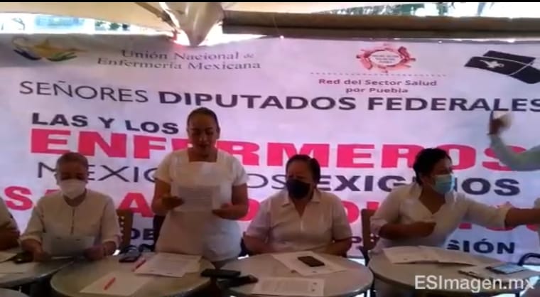 La Unión Nacional de Enfermería Mexicana solicita un salario justo