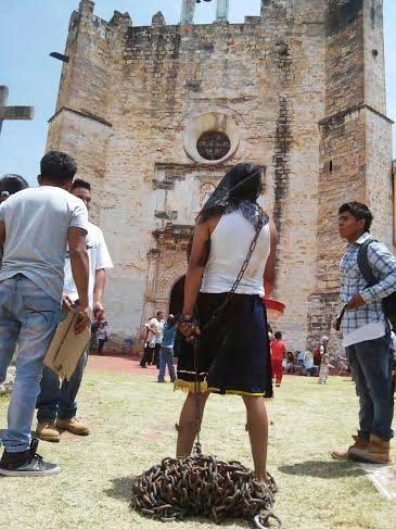 Cadenas de 60 kilos cargan los engrillados de Huaquechula 