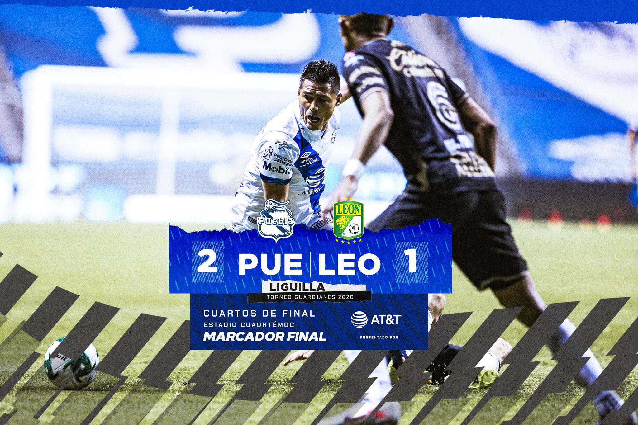 Ganó la Franja, Puebla vence a León