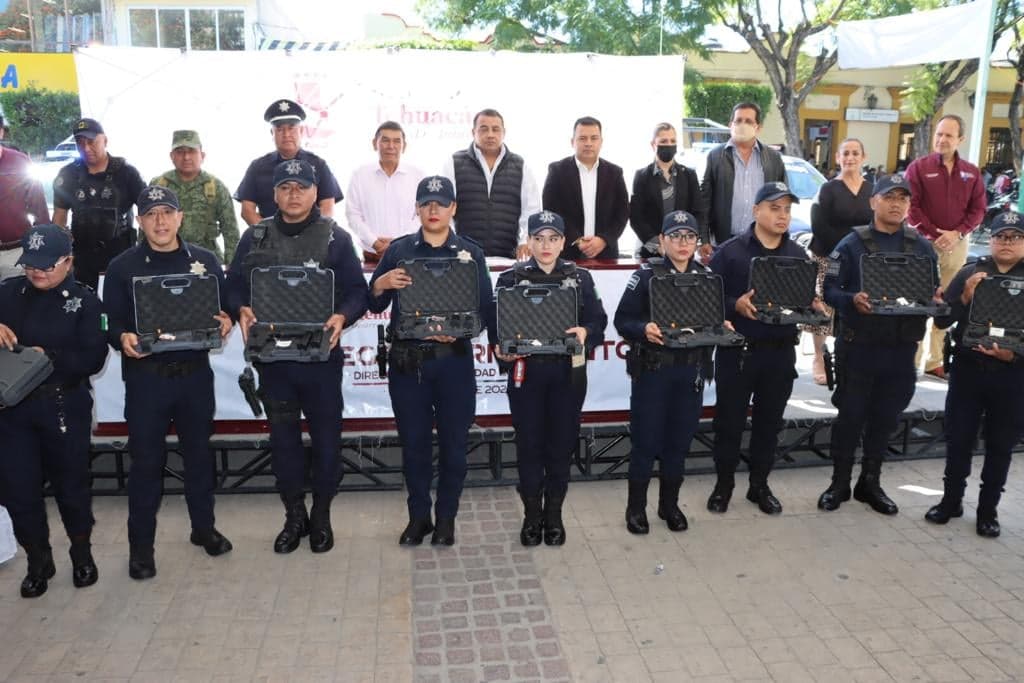 Entregan armas y municiones a Seguridad Pública de Tehuacán  