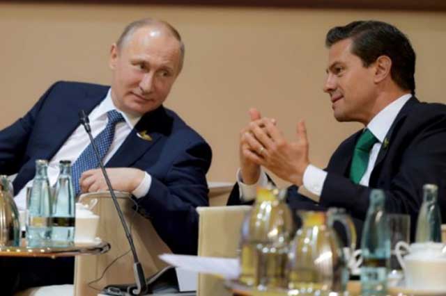 EPN propone a Putin que Rusia invierta en el sector energético mexicano