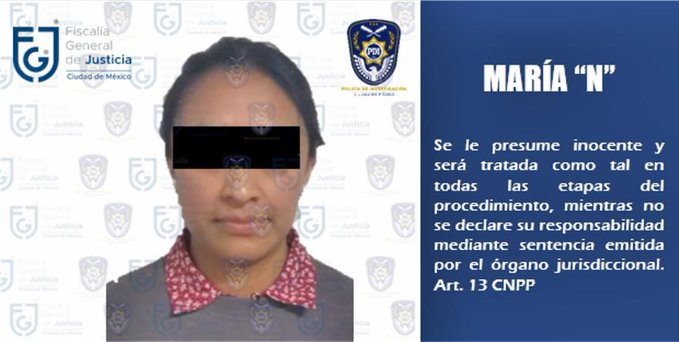 María N fue detenida en CDMX por la muerte de los Moreno Valle