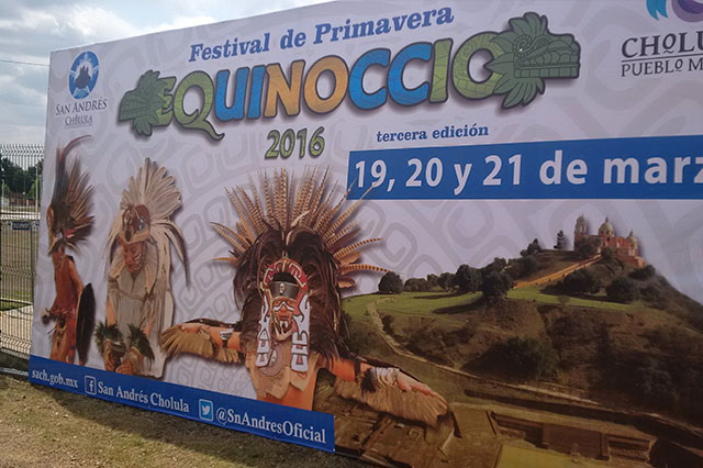 Equinoccio de primavera atraerá 10 mil visitantes a Cholula