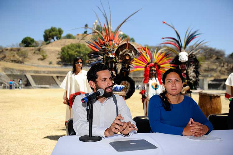 Presentan San Pedro y San Andrés el Festival Equinoccio Cholula 2014
