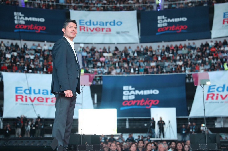 PAN y PRD nacionales respaldan a Eduardo Rivera para la gubernatura