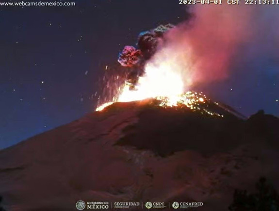 Esta noche, el Popo explota una vez más
