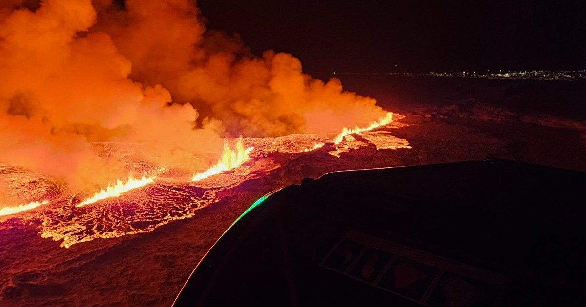 VIDEO Se registra nueva erupción volcánica en Islandia
