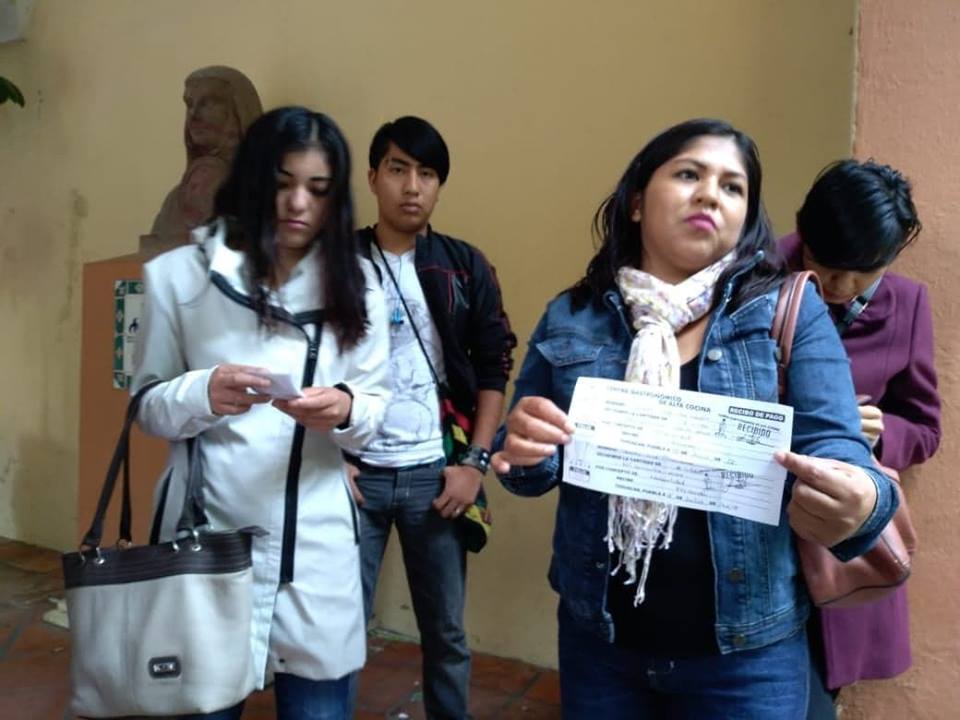 Estafa escuela a estudiantes de gastronomía en Tehuacán