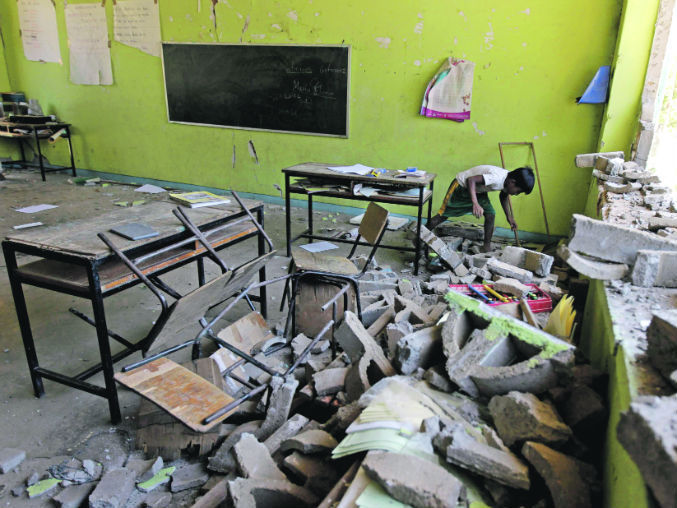 A dos años del 19S, más mil escuelas siguen sin reparación: SEP