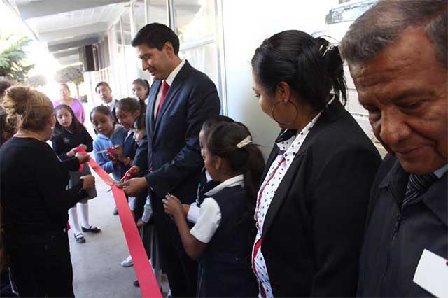 Invierte Ayuntamiento de Huejotzingo 1.6 mdp en obras para escuelas