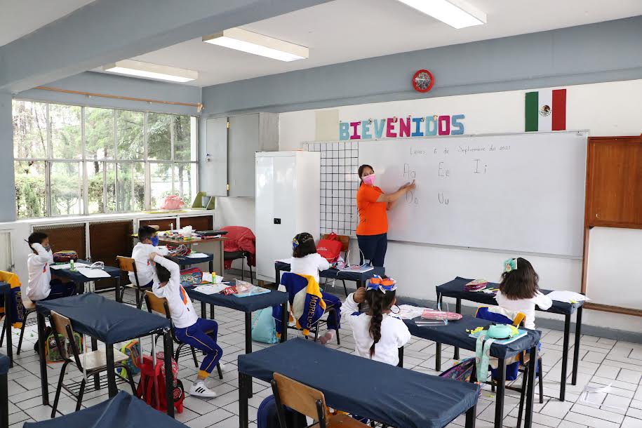 El 75% de alumnos sigue con clases presenciales escalonadas: SEP