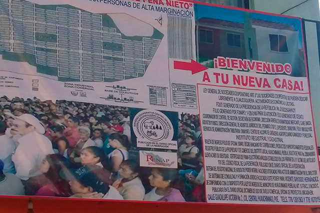 Es fraude programa de vivienda en Huauchinango: SEDATU