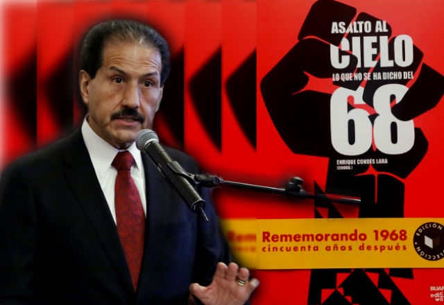 Prohíbe Esparza distribución de libro sobre el 68
