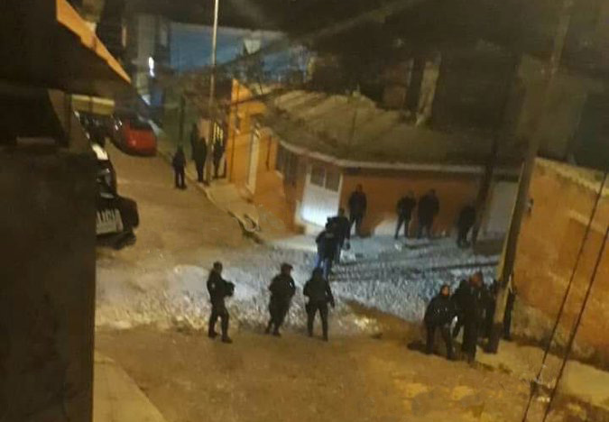Realizan fuerte operativo en distintos puntos de Puebla