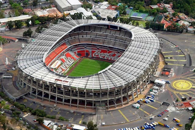 Difunden fotos de daños en el estadio Azteca tras sismo del 19 de septiembre