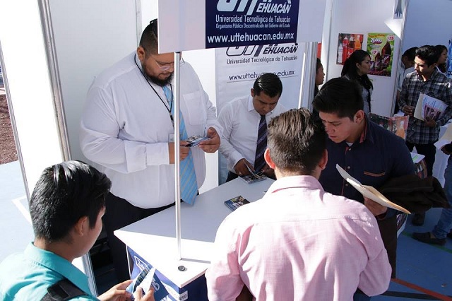 Esperan completar plantilla de estudiantes de la Universidad Tecnológica Tehuacán