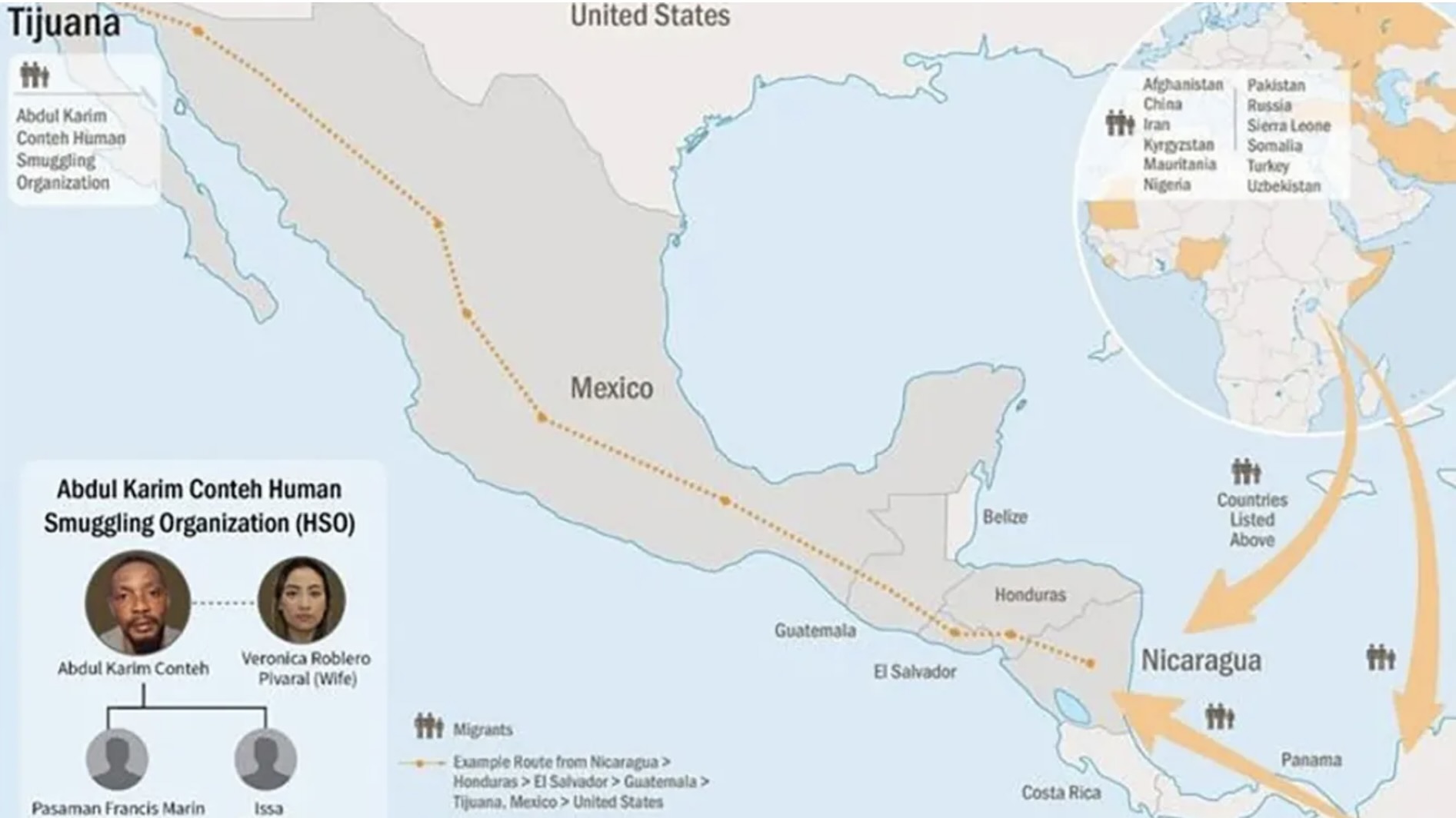 EU busca a Verónica Roblero Piraval, mexicana acusada de trafico de personas