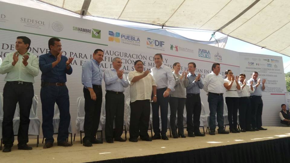 Inaugura RMV nuevo CESSA en Izúcar y entrega apoyos al campo