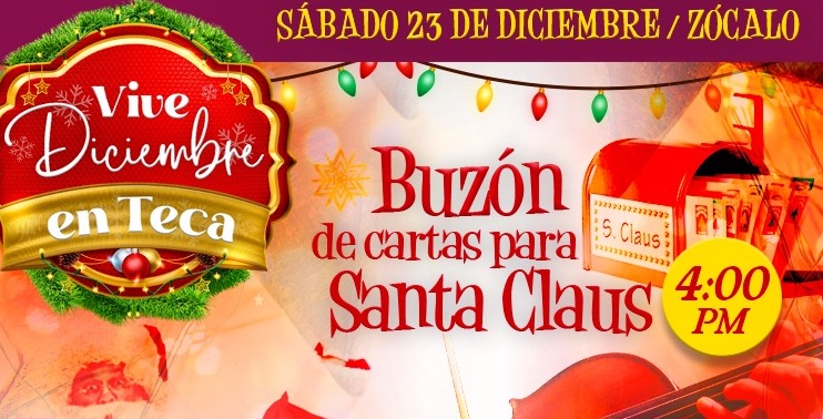 Buzón de cartas para Santa Claus llegará a Tecamachalco