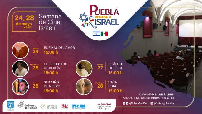 Celebrarán gobierno y embajada semana cultural Puebla abraza a Israel