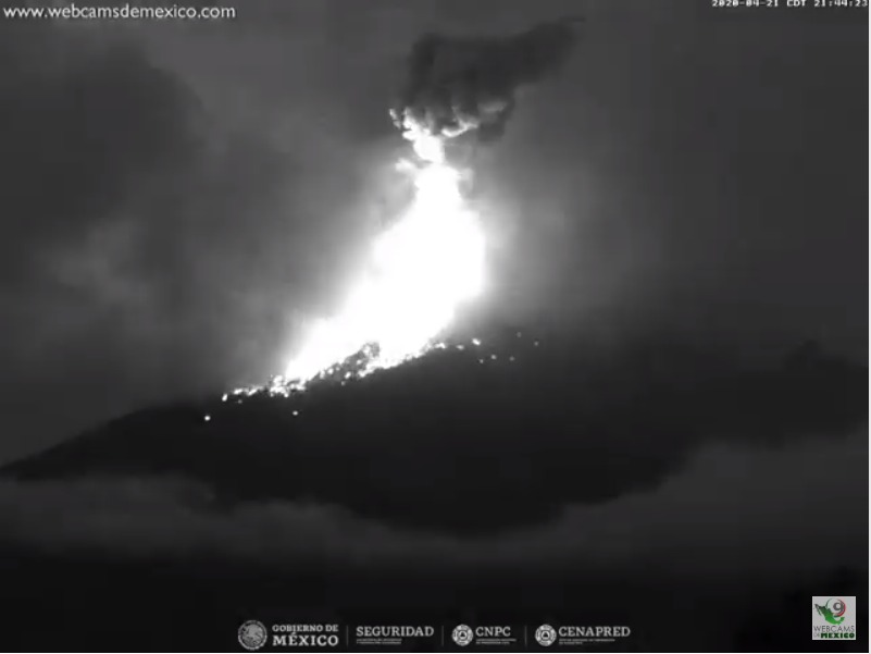 VIDEO Lo que faltaba, explota el Popo en pleno inicio de fase 3