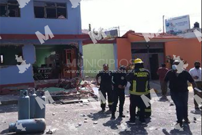 VIDEO Explosión de tanque de gas deja 9 lesionados en Puebla capital
