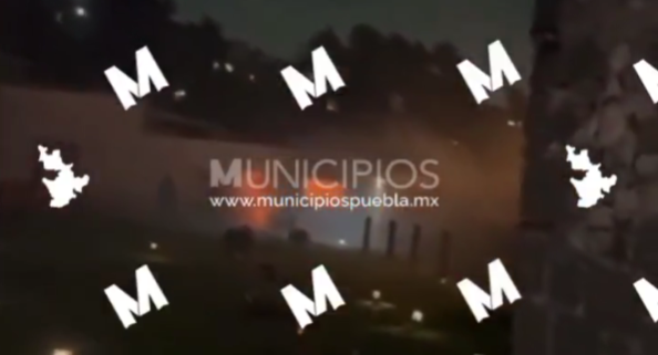 VIDEO Festividad a la Santísima Trinidad deja 8 lesionados en Tlaxcala