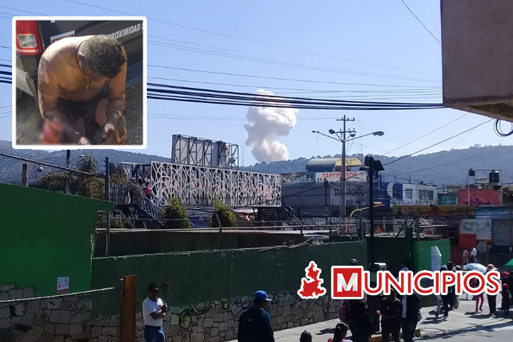 Cinco lesionados por explosión de cohetería en Chachapa