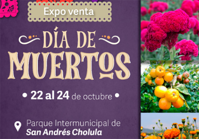 Invitan a la Expo Venta de Día de Muertos en San Andrés Cholula