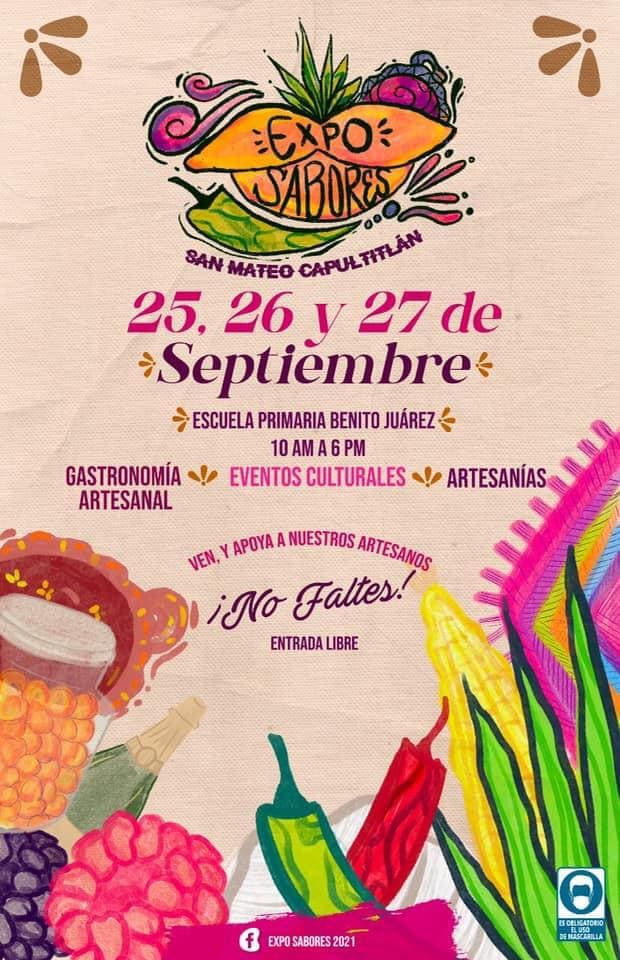 Disfruta un excelente fin de semana en la Expo Sabores 