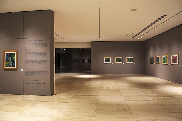 Inauguran exposición Expresiones infinitas de Emiliano Parra en el Museo Barroco