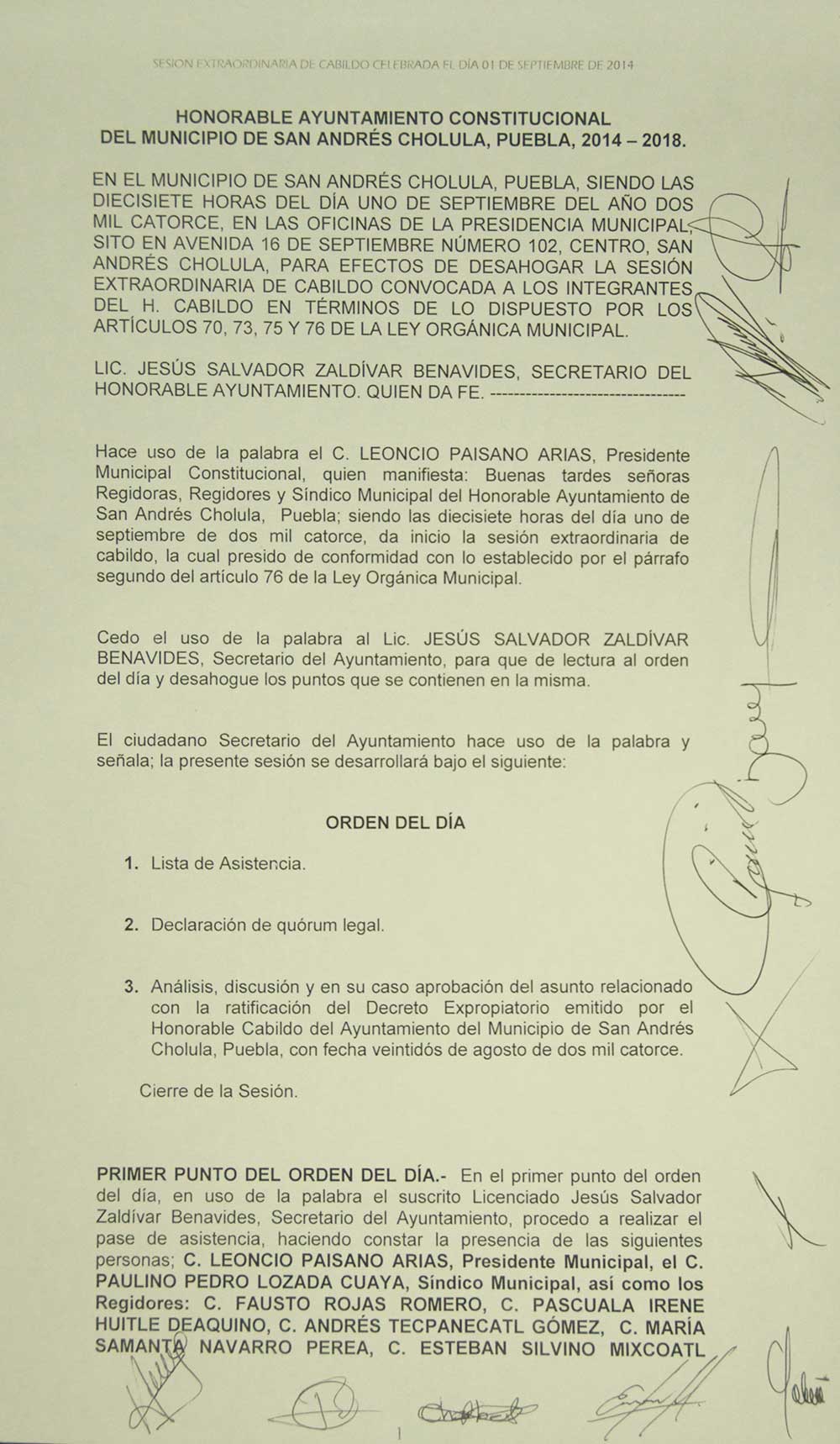 Ante presiones, ratifica San Andrés expropiación
