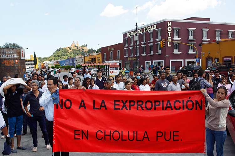 Encoleriza la expropiación de predios para Parque en Cholula