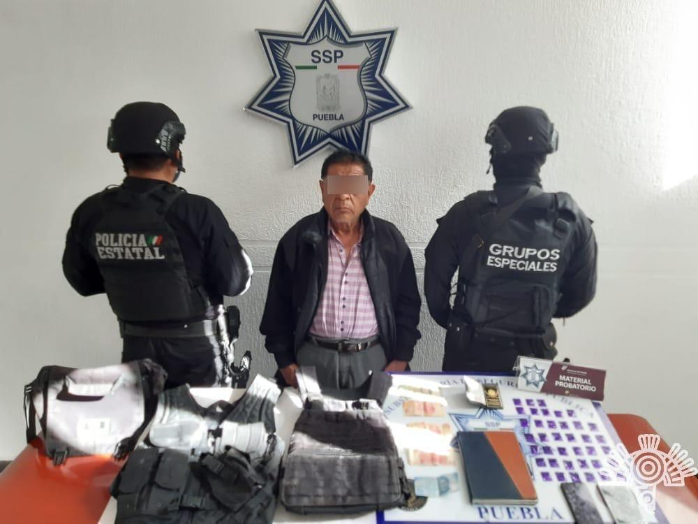 Cae operador de La Patrona; extorsionaba a locatarios del mercado Morelos en Puebla