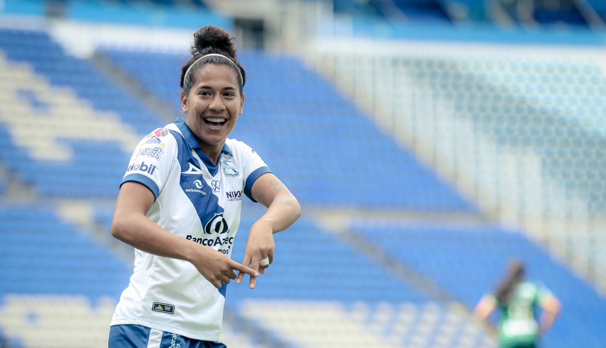 Aisha Solórzano, se convirtió en goleadora del Puebla